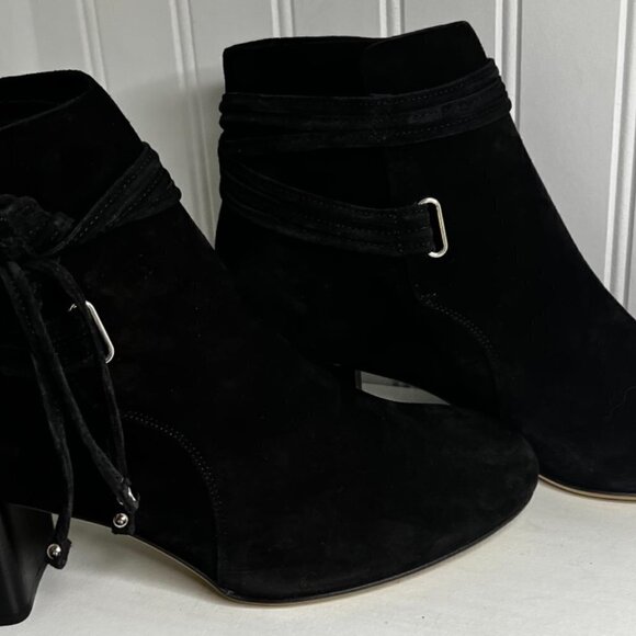 Rag & Bone Dalia 2 Suede Boots in Black Size 9.5 - Picture 2 of 7
